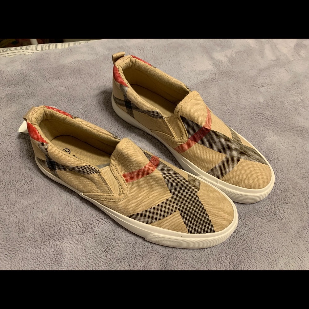 PLAID BOYS SNEAKERS